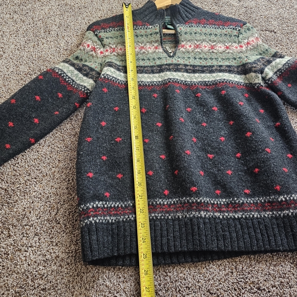 Lauren Ralph Lauren Hand Knit Wool Blend Sweater Size L READ - Picture 6 of 7